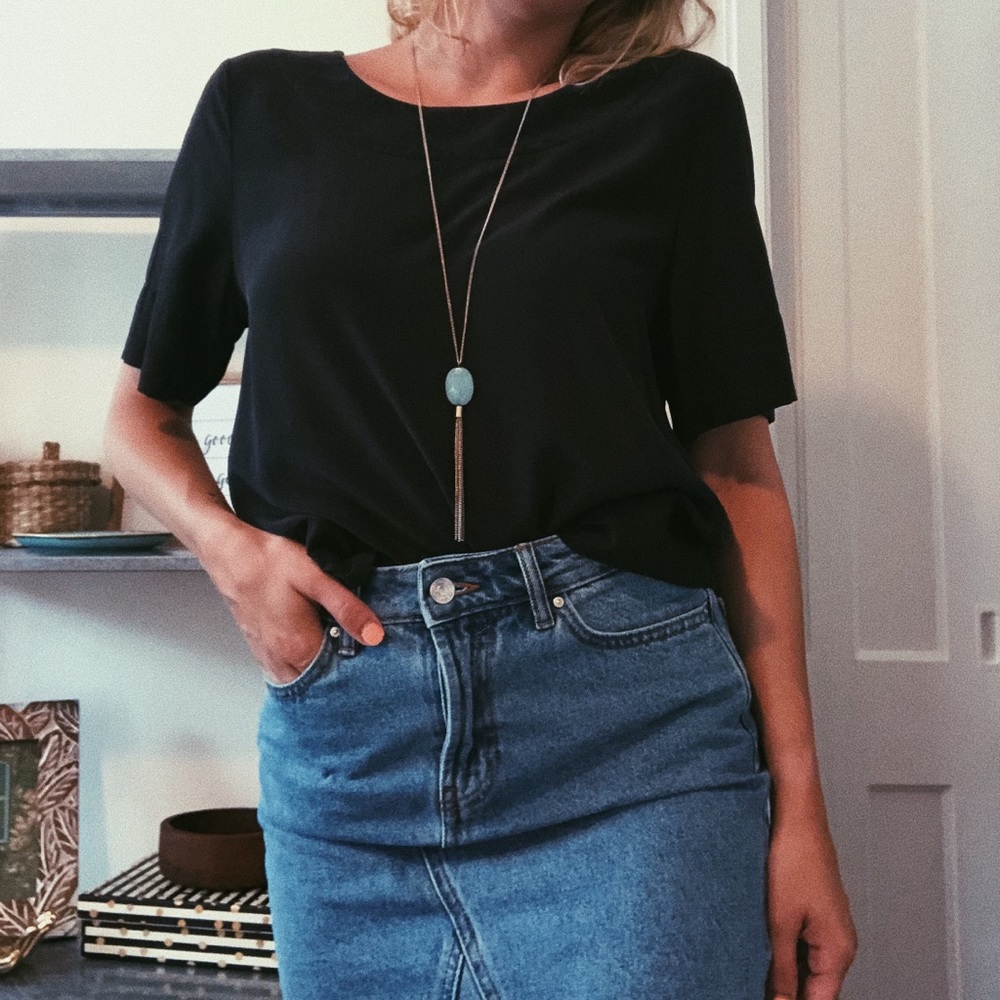 Kate Spade Saturday 100% Silk Blouse